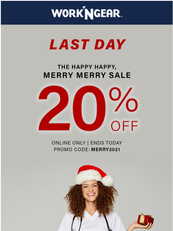 Work 'N Gear LAST DAY 20 Off The Gear You Missed Milled