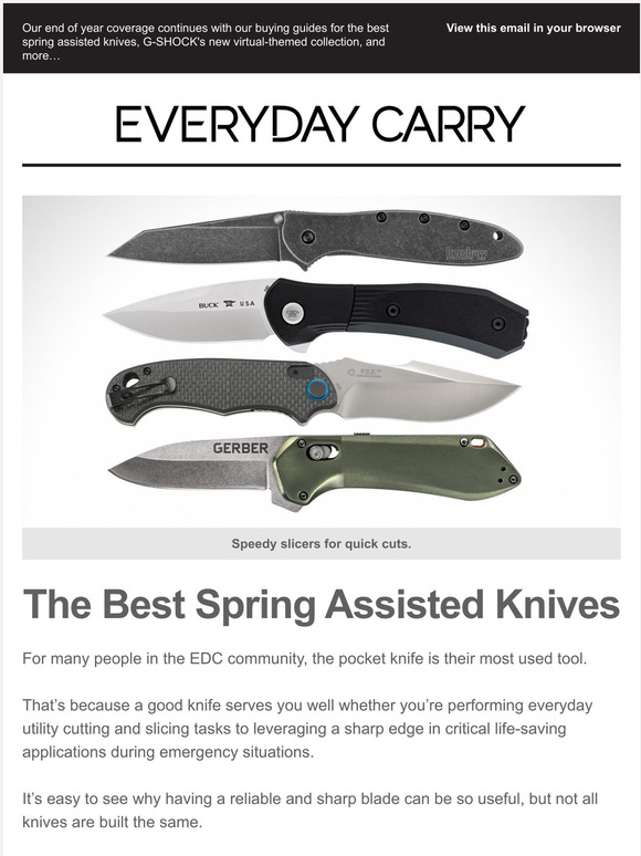 Everyday Carry: The Best Spring Assisted Knives | Milled