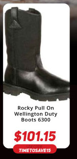 rocky pull on wellington duty boots 6300