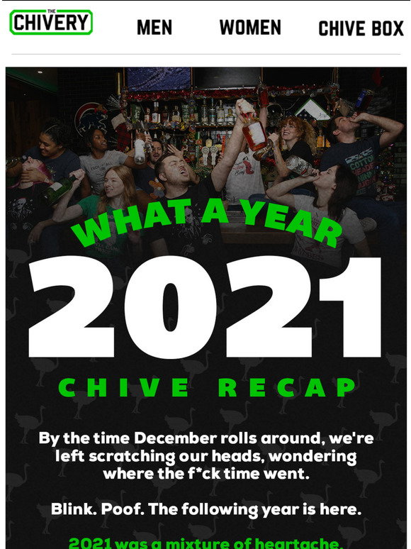 The Chivery Closing out 2021 with a message from theChive