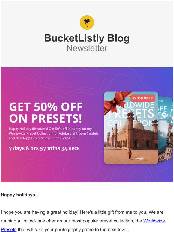My Holiday Gift To You!