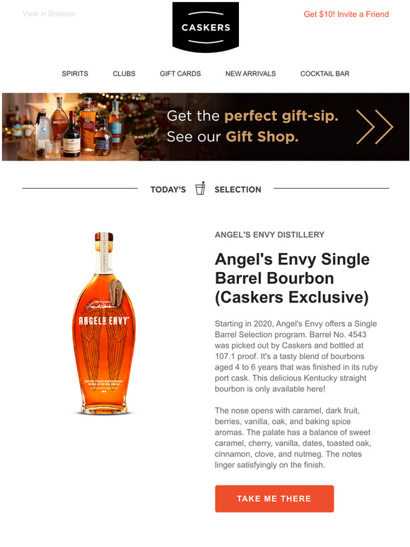 Caskers CaskersExclusive Angel's Envy PortFinished Bourbon