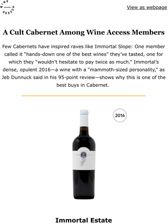 Wine Access One of the Greatest Buys in Milled