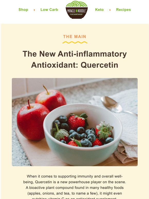 Miracle Noodle Is this new supplement better than vitamin C? Milled