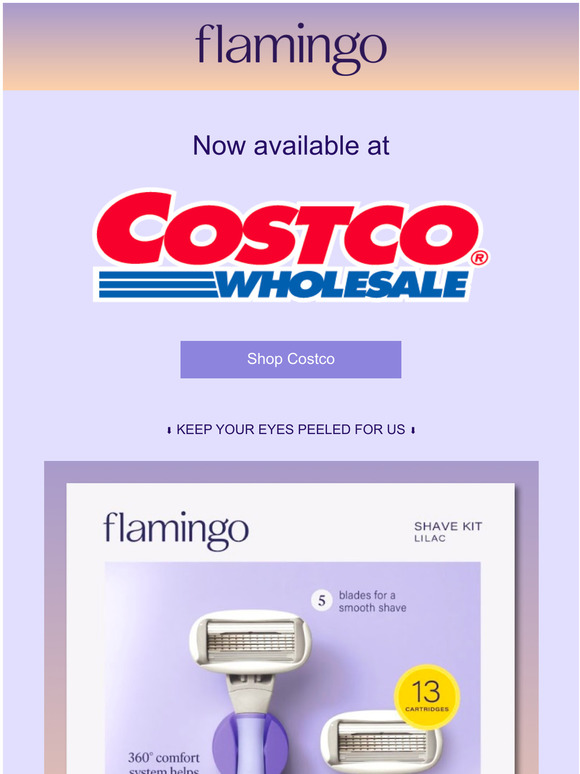 flamingo razor costco