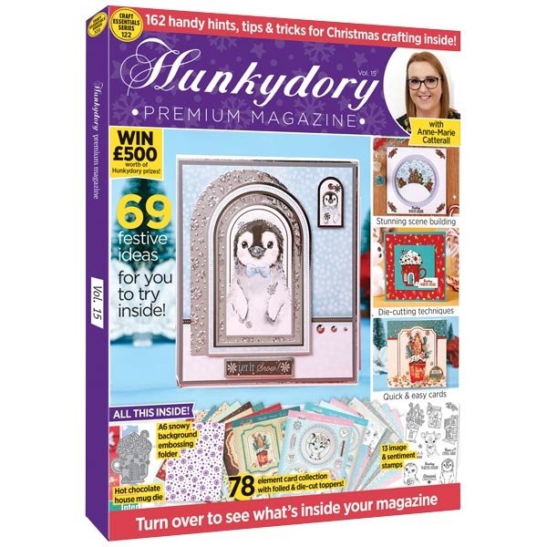 Hunkydory Box Magazine-Numéro 4-Cardmaking Collection plus de £ 50 de goodies!