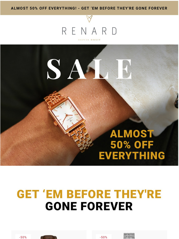 Hurry... Wintersale up to -50%!