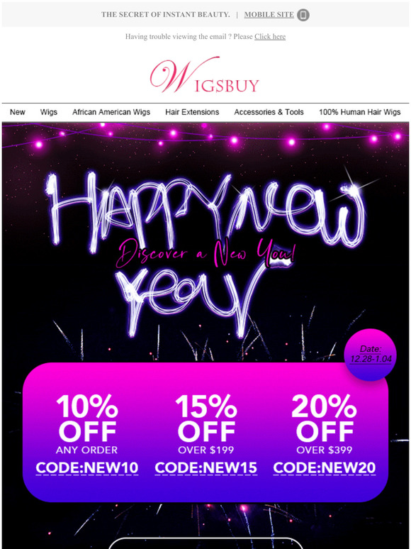 Happy New Year! Discover a New You