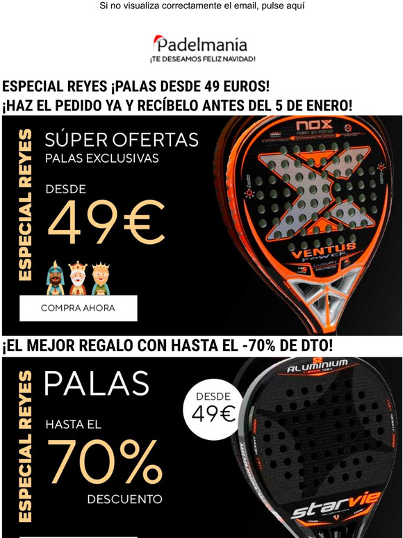 Especial Reyes Palas desde 49 euros! - Haz tu pedido ya y recbelo antes del 5 de enero!