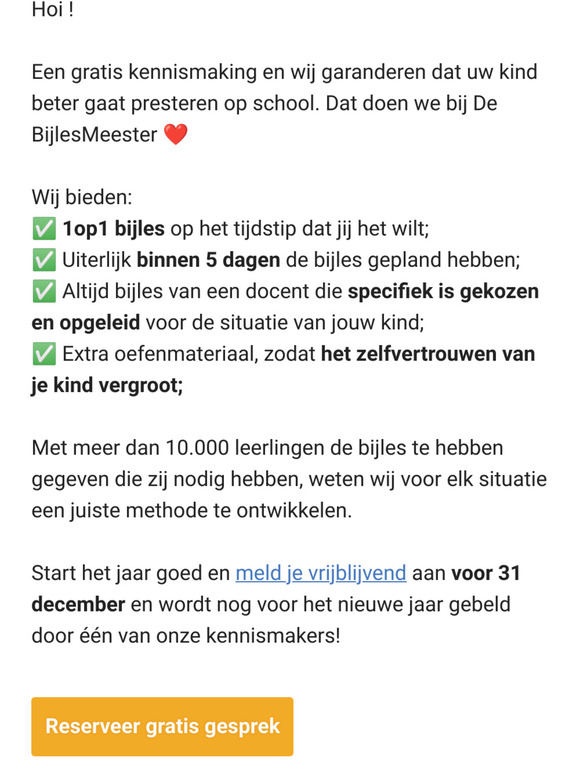 Gegarandeerd hogere resultaten
