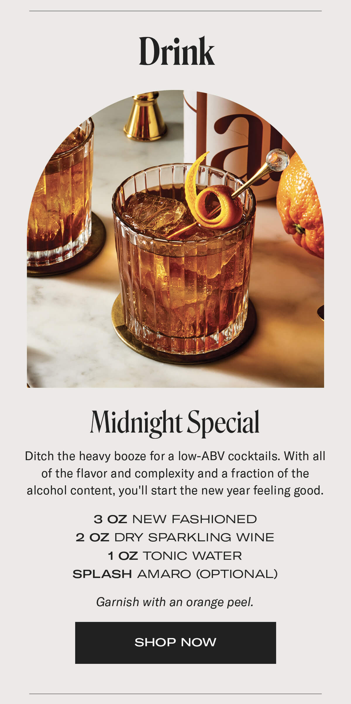 Haus Beverage The NYE checklist Milled