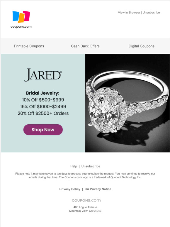Jared Bridal Event Milled