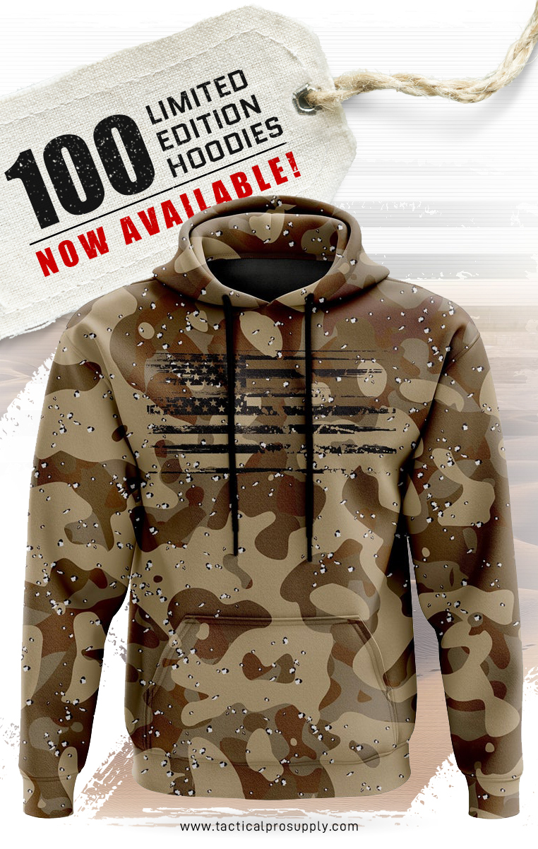 Tactical Pro Supply New Limited Edition Desert Camo Hoodie Milled