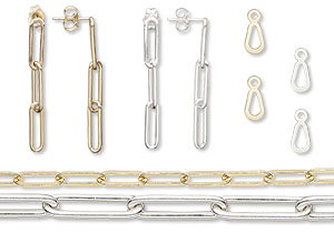 Precious Metal Chain, Earstuds and Findings