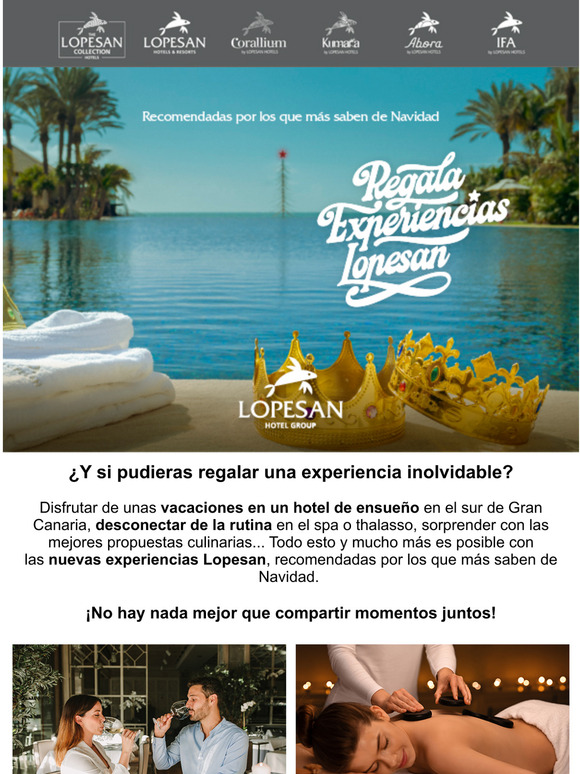 Los expertos regalan experiencias Lopesan