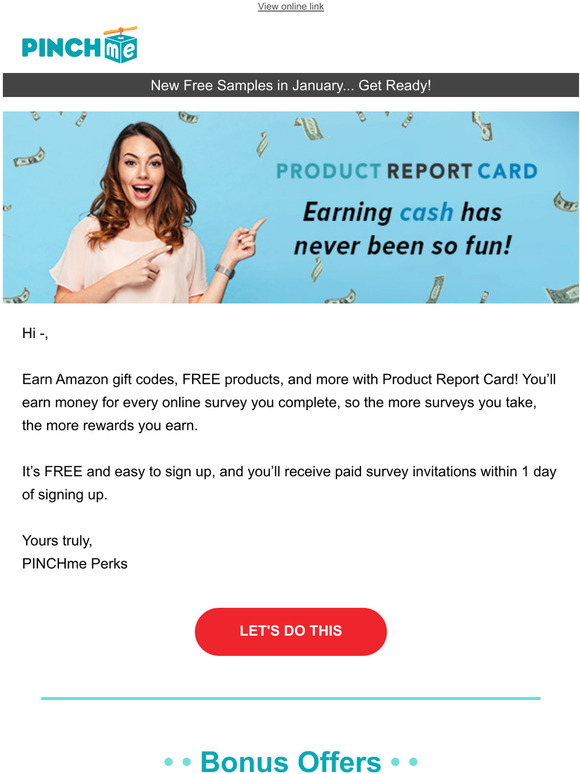 PINCHme: -complete surveys for rewards!