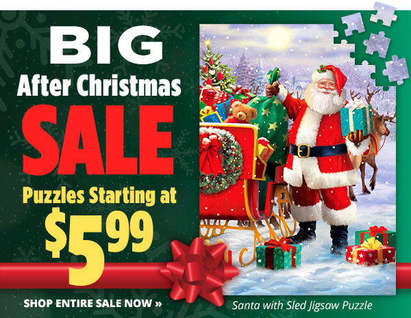 Herrschners BIG After Christmas SalePuzzles starting at 5.99! Milled Biggest After Christmas Sales