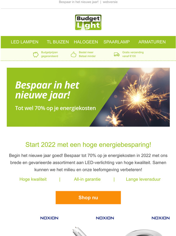 Start 2022 met een hoge energiebesparing!