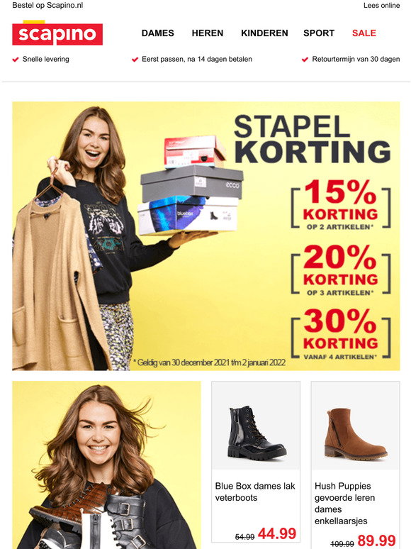 BLUE BOX dames lak veterboots Zwart - Schoenen.nl