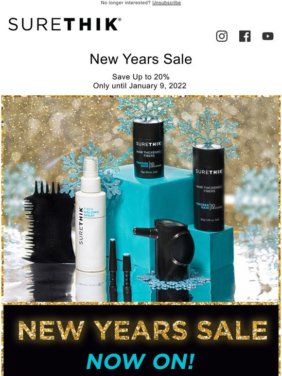 Check Out Our New Years Sale! Up to 20% Off
