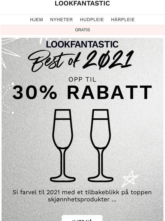 Det beste fra 2021 Spar opptil 30% i dag