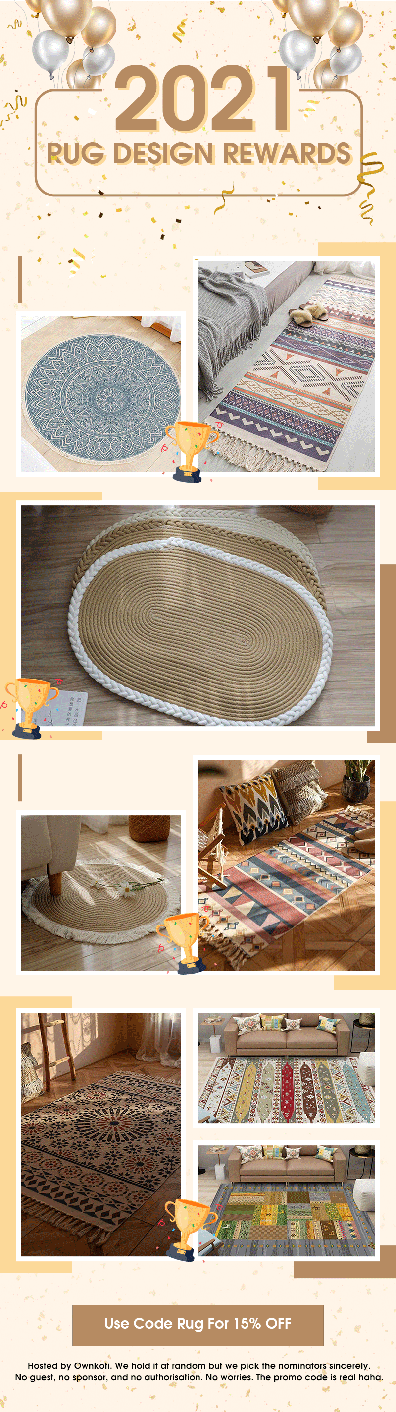 Ownkoti Rug Design Awards 2021 Milled