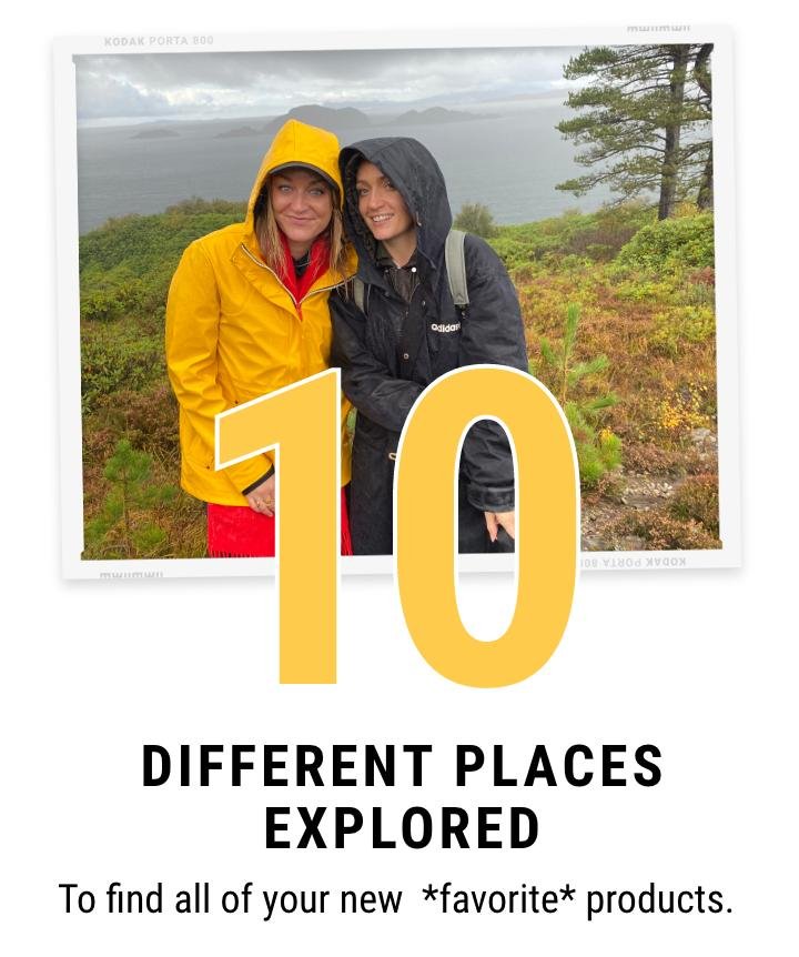 10 Different Places Explored 