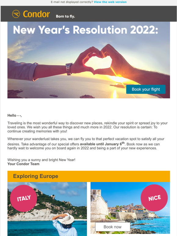 Sunny New Year's Resolution!