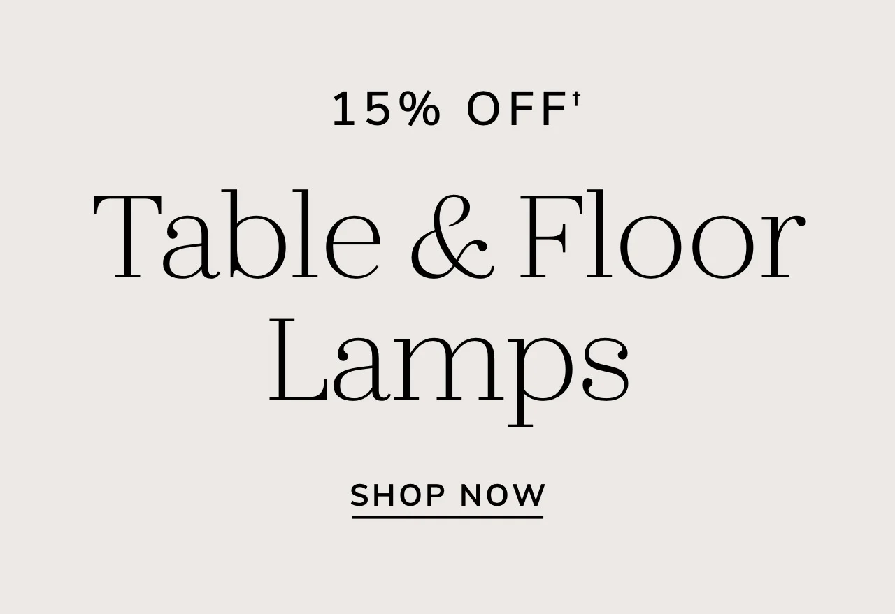 Table & Floor Lamp Sale