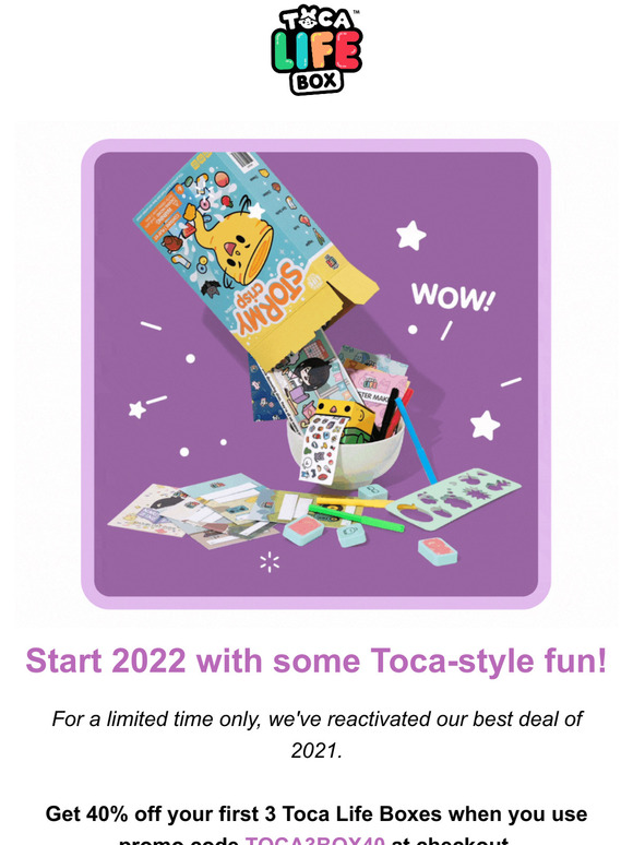 toca life box - toca boca cute | Sticker