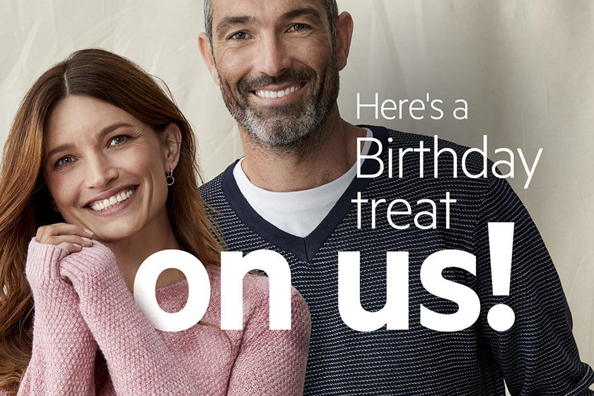 Here's a Birthday treat on us!