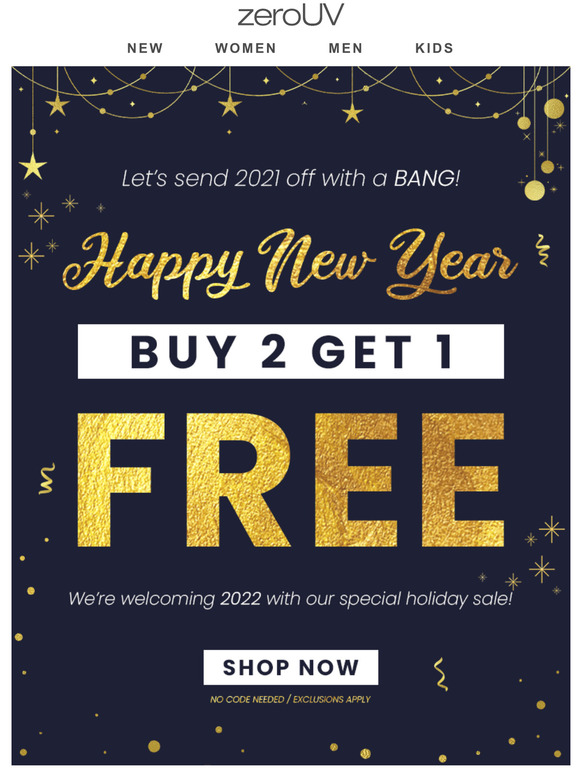 Let's send 2021 off with a BANG!