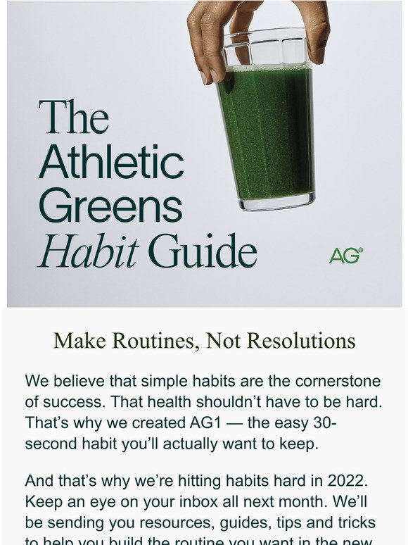 Athletic greens - A Secret Tip to Staying Strong Over Winter - The