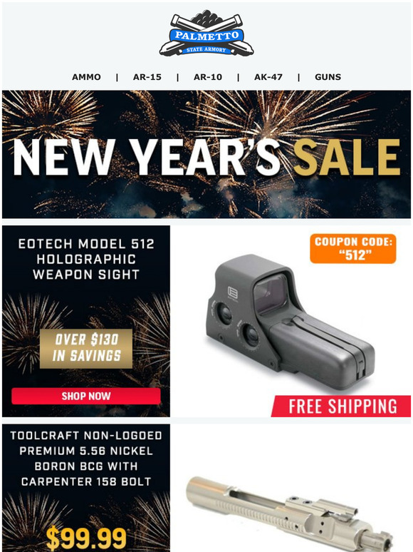 Palmetto State Armory Don't Let the Ball Drop on These Deals! EOTech