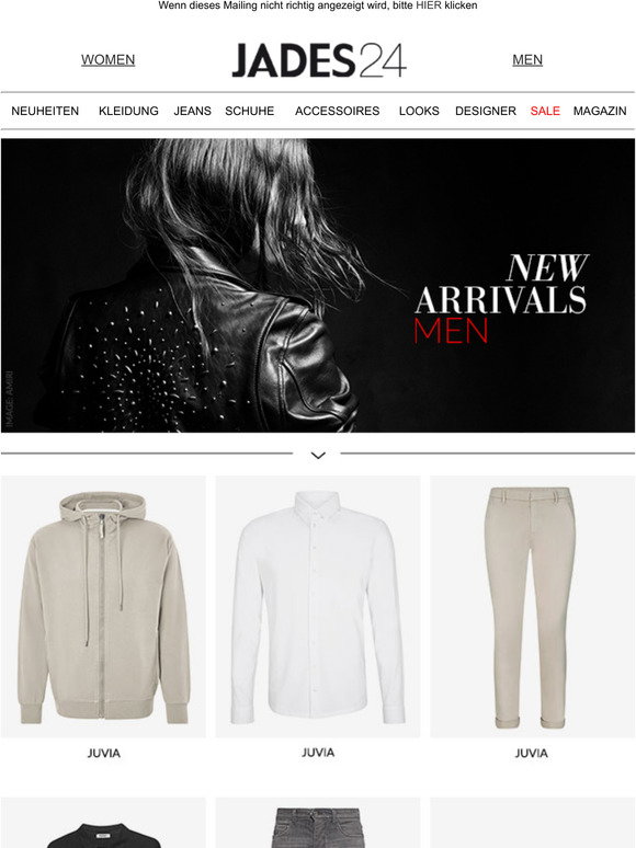 JADES24 Hi Kunde, hier sind unsere NEW ARRIVALS Entdecke jetzt die