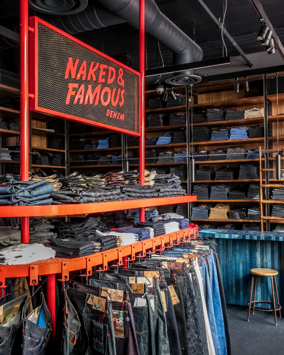 naked and famous store