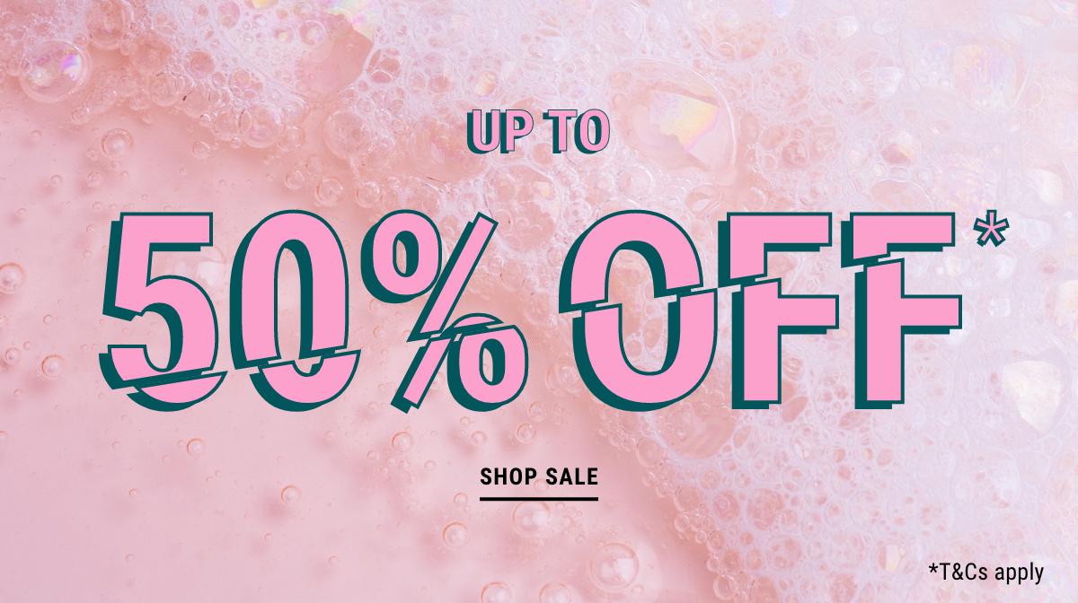 Up to 50% off