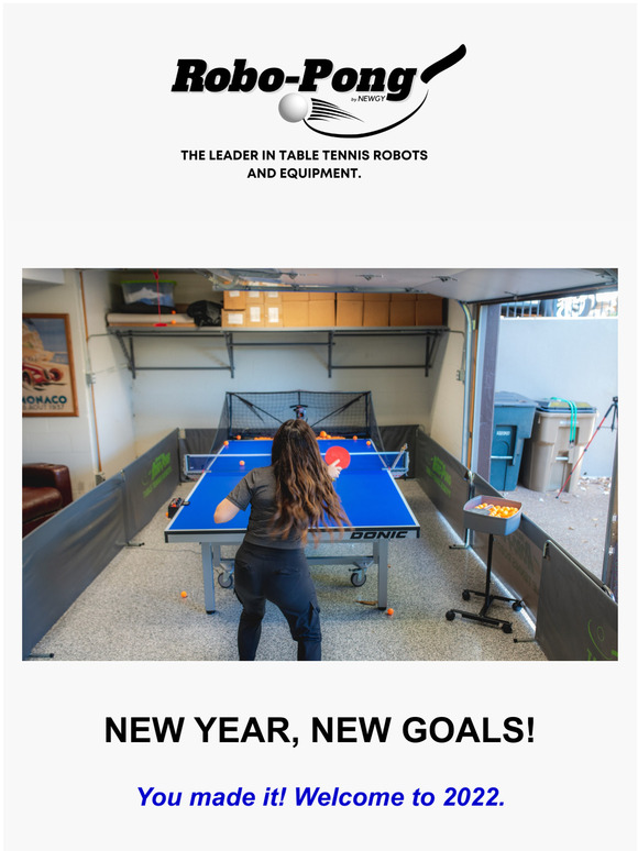 New Year, New You with Robo-Pong by Newgy!