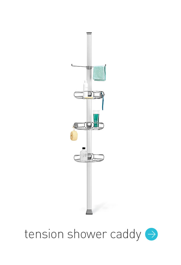 tension shower caddy