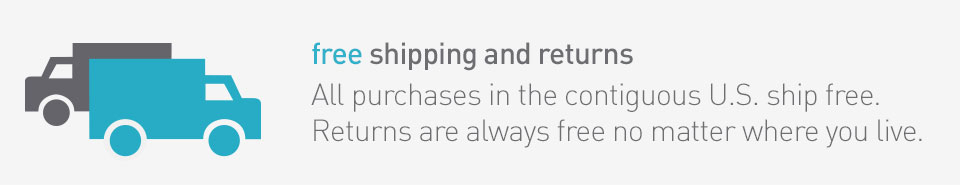 free shipping and returns