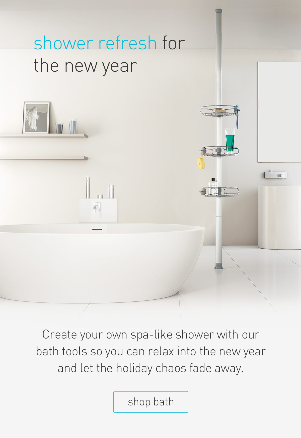 shower refresh for the new year