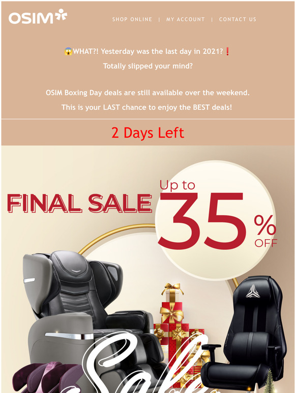 Osim sale 2021 hot sale