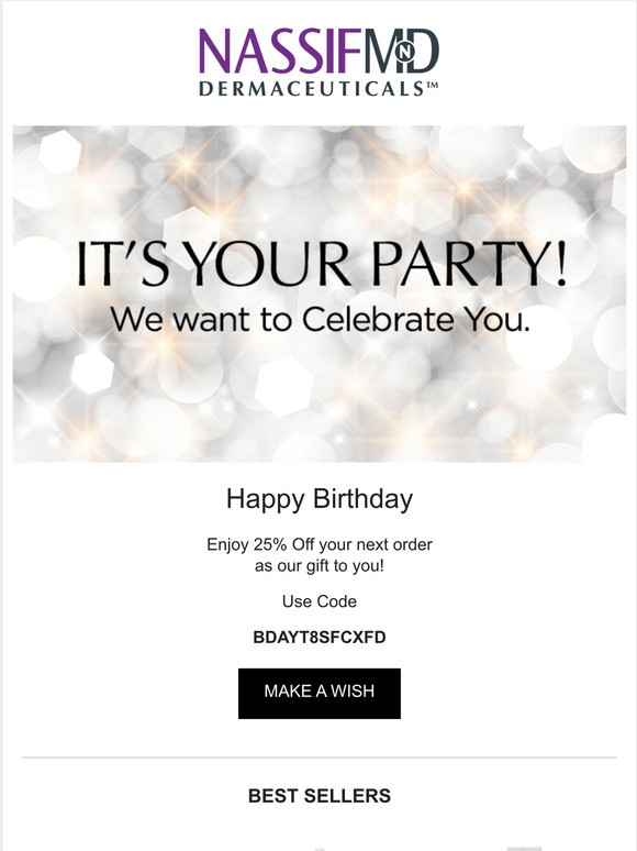  Happy Birthday from Dr. Nassif 