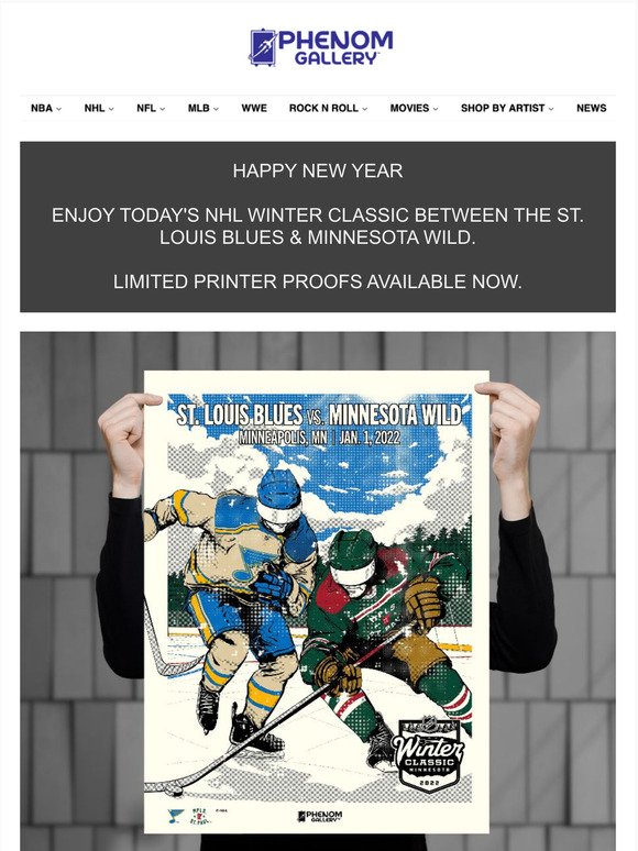 2022 NHL Winter Classic Poster