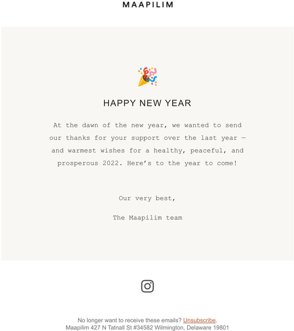 Wishing you a joyful 2022.