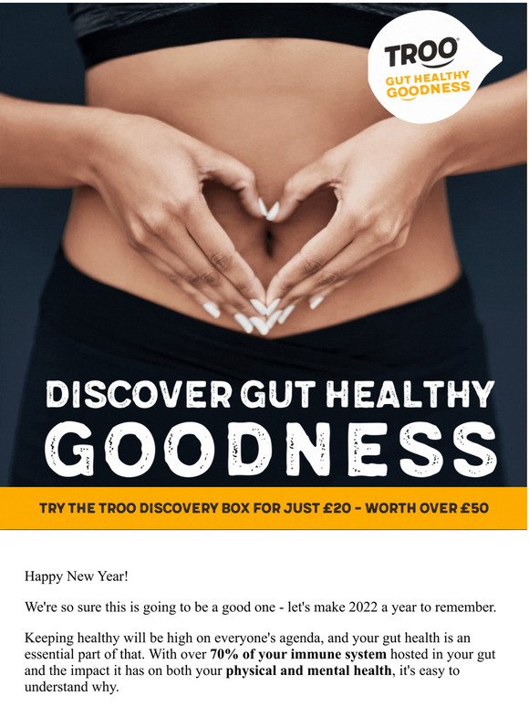 Don't miss out - 50 worth of Gut Healthy Goodies for just 20