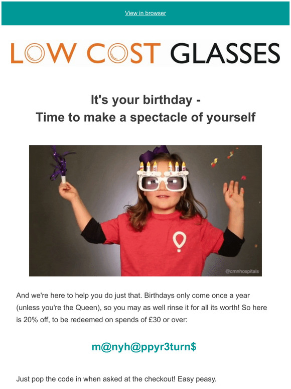Wishing you a SPEC-tacular birthday!