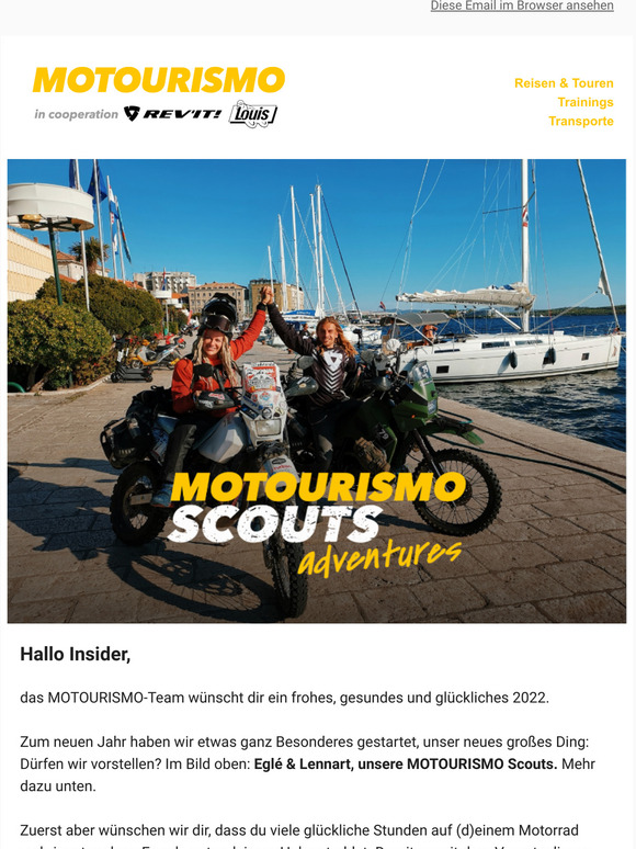 Frohes neues Jahr  / Scouts Adventures / Reisemen