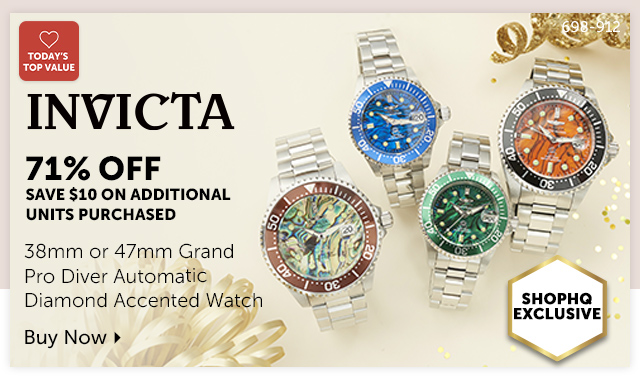 Shophq invicta nfl clearance watches