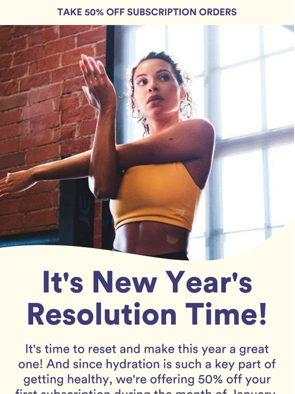New Years Subscription Sale